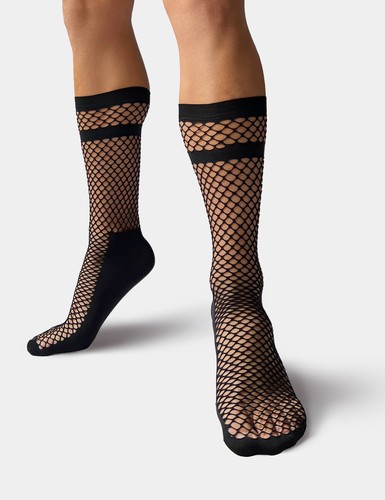 Barcode berlin fishnet socks - barcode,