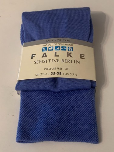 Wollsocken azurblau falke - azurblau,